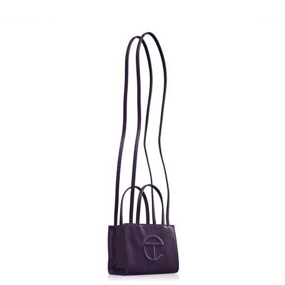 Telfar Small Bag in Eggplant Like New - Picture 2 of 8